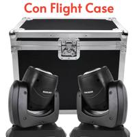 Teste Mobili Beam Spot Led 100 watt + Flight Case
