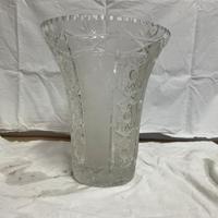Vaso in vetro cristallo stampato