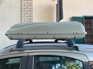 Box tetto originale FIAT 360 L + barre originali P