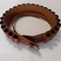 Cartuccera in cuoio da 25 cartucce calibro 12