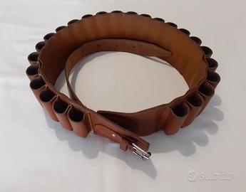 Cartuccera in cuoio da 25 cartucce calibro 12