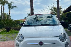 Fiat 500 Cabrio 2014 Bianco/rossa