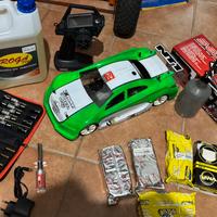 Xray NT1 + Sanwa MT4 + accessori