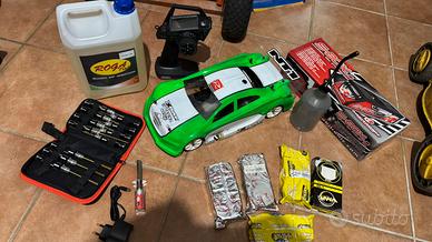 Xray NT1 + Sanwa MT4 + accessori