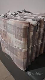 set di 6 cuscini per sedie 40x40 