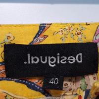 pantaloni donna giallo taglia 40 disigual