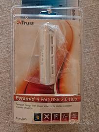 pyramid 4 porte usb 2.0 hub
