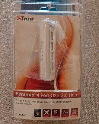 pyramid 4 porte usb 2.0 hub