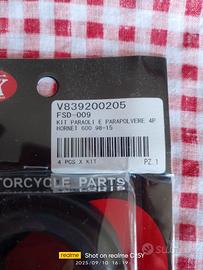 Kit paraolio e parapolvere honda