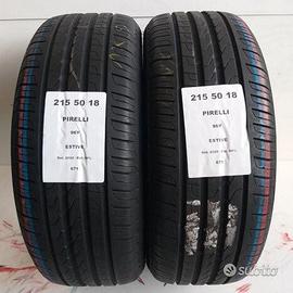 2 gomme 215 50 18 pirelli a671