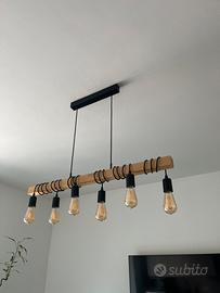 Lampadario e 6 lampadine