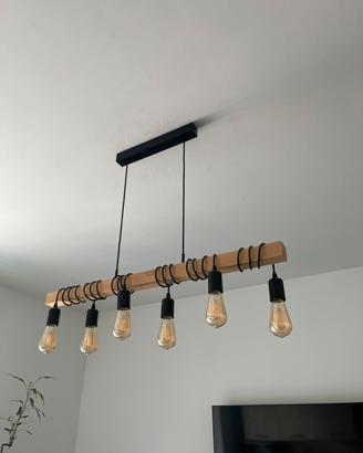 Lampadario e 6 lampadine
