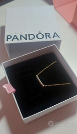 Collana Pandora Pavé placcata oro 14k