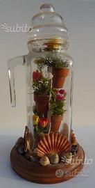 Composizione FLOREALE sotto vetro