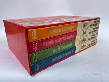 Cofanetto 4 libri il magico mondo Walt Disney 1965