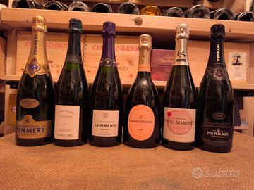 lotto champagne sottocosto con intruso