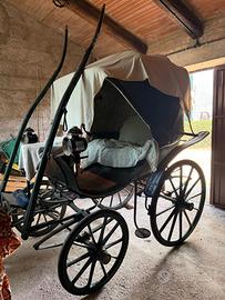 CARROZZA VIS A VIS FINE 800 RESTAURATA