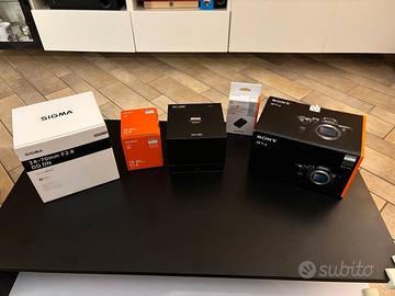 Corredo fotografico SONY Fullframe A7R III