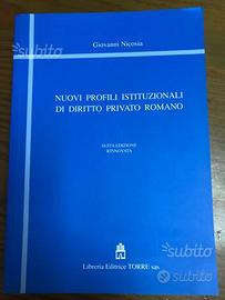 Libro Diritto privato romano