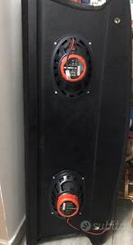 Mensolina con casse Hertz DCX 690.3 VIE 180W