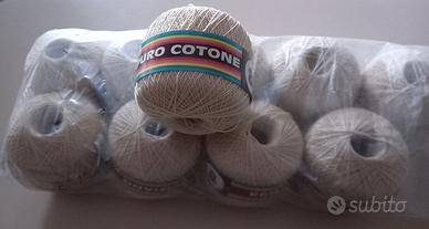 filo cotone x uncinetto
