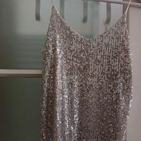 Top nuovo con paillettes