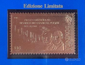 COLLEZIONE FRANCOBOLLI ORO GRANDI IMPRESE