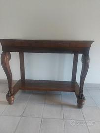 consolle in noce