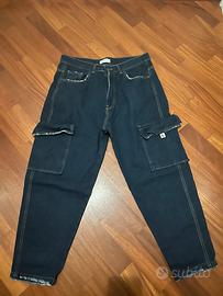 Jeans cargo taglia l