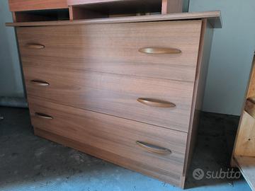 cassettiera in legno