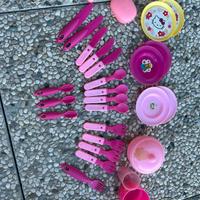 set posate/pentole giocattolo per bambini