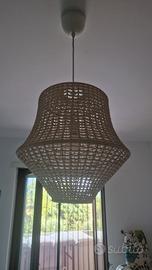 Lampadario in corda