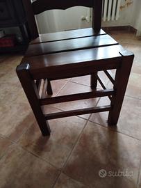 Sedie legno arte povera