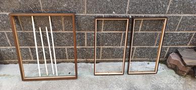 cornici in legno di noce 