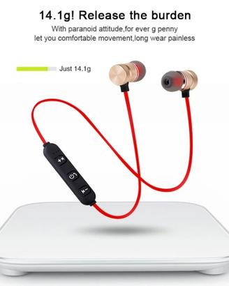 Cuffia bluetooth stereo con batteria - chiusura ma