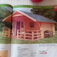 Casetta baita  legno pircher  giardino blockhause