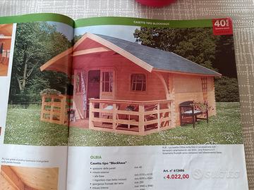 Casetta baita  legno pircher  giardino blockhause