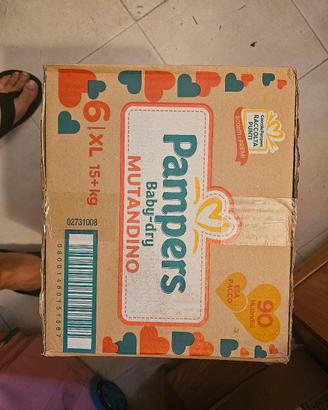 pampers baby dry mutandino tg 6