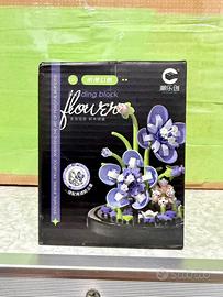 Art Building Block Flower Orchid Orchidea No Lego