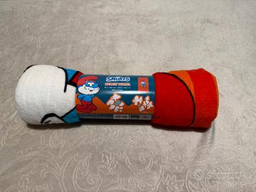 Telo mare Smurfs Grande Puffo  70x140 cm nuovo