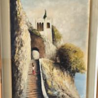 Rarità d'Epoca: Scorcio di Anacapri – Olio su Tela