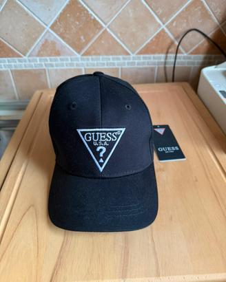 Cappello Guess Nero Unisex Taglia M Regolabile
