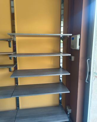 scaffalatura per negozi