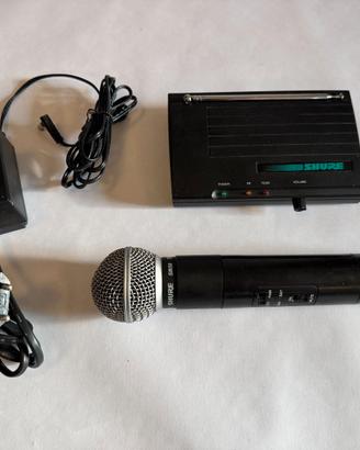 Shure SM58 + Ricevitore Wireless Shure T3