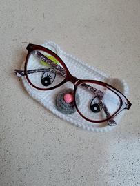 Poggia occhiali uncinetto 