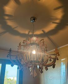 Lampadario di Design a Candelabro color oro