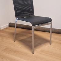 Sedie di design, in alluminio, impilabili