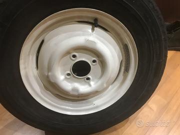 N.4 cerchi rivettati per Morris Minor 14x3,5J