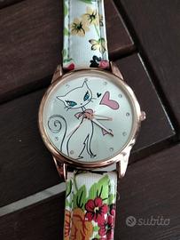 orologio gatto 