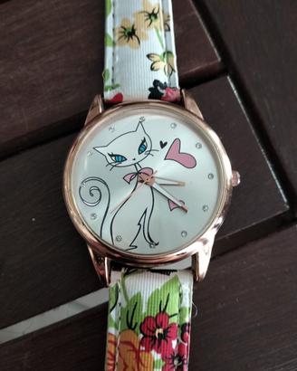 orologio gatto 